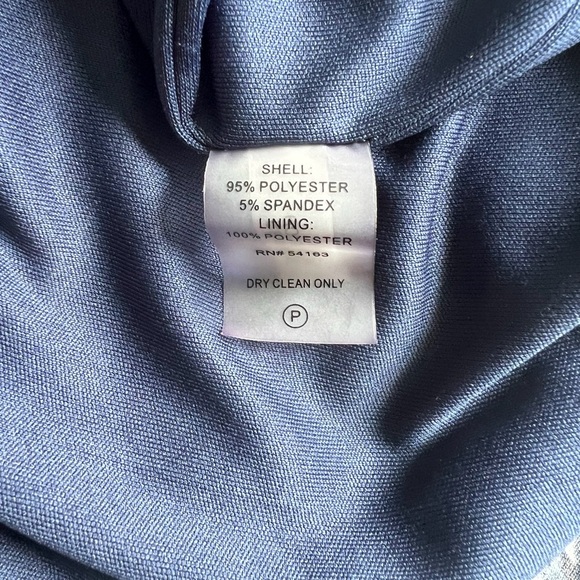 Ivanka Trump Navy Palm Print Halter Shift Dress M Sophisticated Resort Preppy - Picture 9 of 9